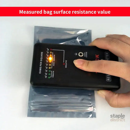 Plastic Self Sealing Bags 100PCS 5Sizes Anti Static Semi Transparent Resealable - 15x20cm - Commercial > Packaging >