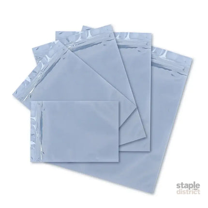 Plastic Self Sealing Bags 100PCS 5Sizes Anti Static Semi Transparent Resealable - 15x20cm - Commercial > Packaging >