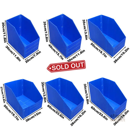 Plastic Storage Box Set 6Size Clear Hard Case Miter Tool Parts Display Organiser - 40x30x35cm - Baby & Kids > Kid’s