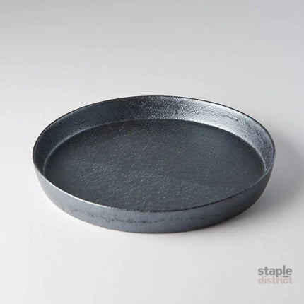 Plate High Rim 25cm Craft Black Design - Appliances > Kitchen Appliances > Cooking Ranges