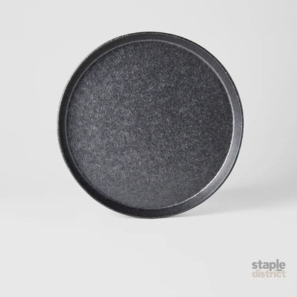 Plate High Rim 25cm Craft Black Design - Appliances > Kitchen Appliances > Cooking Ranges