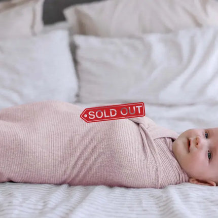 Ponchik Babies + Kids - Ribbed Swaddle Jersey Wrap - Love - Baby & Kids > Kid’s Furniture > Kid’s Beds & Bed Frames