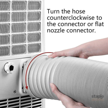 Portable Air Conditioner Exhaust Hose 13/15cm Extendable Vent Pipe PP Steel Wire - 2m x 13cm - Appliances > Air