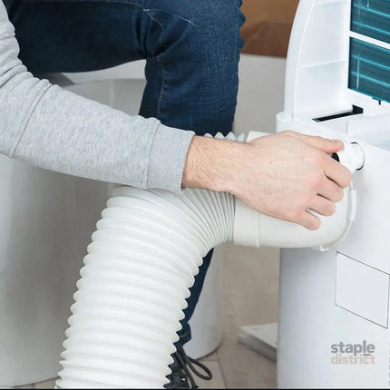 Portable Air Conditioner Exhaust Hose 13/15cm Extendable Vent Pipe PP Steel Wire - 3m x 13cm - Appliances > Air