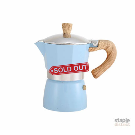 Portable Coffee Maker Wood Grain Handle Outdoor Manual Espresso Machine Camping - Black-300ml - Appliances > Kitchen