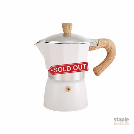 Portable Coffee Maker Wood Grain Handle Outdoor Manual Espresso Machine Camping - Black-300ml - Appliances > Kitchen