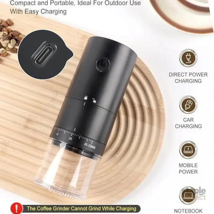 Portable Electric Coffee Grinder - Appliances > Kitchen Appliances > Coffee Machines & Accessories