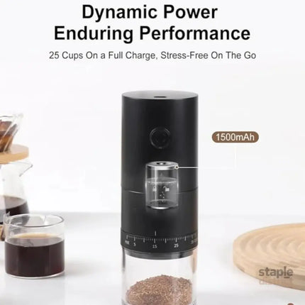 Portable Electric Coffee Grinder - Appliances > Kitchen Appliances > Coffee Machines & Accessories