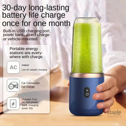 Portable Electric Fruit Juice Blender - Appliances > Kitchen Appliances > Food Mixers & Blenders