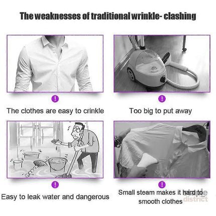 Portable Garment Steamer Handheld Clothes Steamer 30s Fast Heat Up for Travel - Appliances > Washers Dryers & Irons >