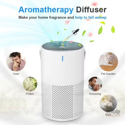 Portable HEPA Air Purifier (3-in-1) - Appliances > Aroma Diffusers & Humidifiers > Purifiers