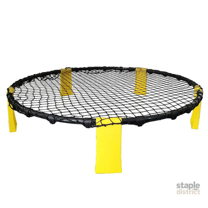Portable Outdoor Spikeball Roundnet Game Set Team Beach Ball Game Bouncer Toy with Carrying Bag Net and 3 Balls Played