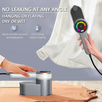 Portable Steamer for Clothes Handheld Steaming Ironing Machine 6 Gears Adjustable Ironing Steaming Steamer Iron Color