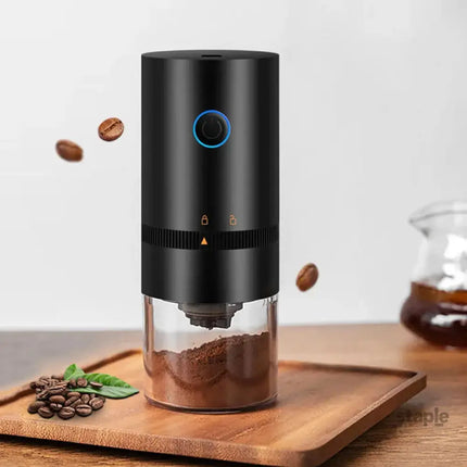 Portable USB C Rechargeable Coffee Grinder Mill Black - Appliances > Kitchen Appliances > Coffee Machines & Accessories