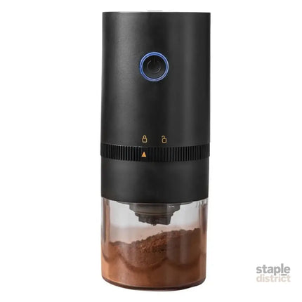 Portable USB C Rechargeable Coffee Grinder Mill Black - Appliances > Kitchen Appliances > Coffee Machines & Accessories