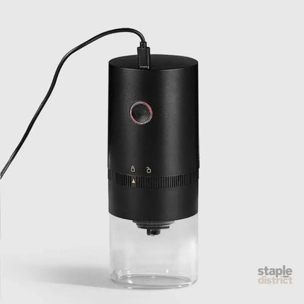 Portable USB C Rechargeable Coffee Grinder Mill Black - Appliances > Kitchen Appliances > Coffee Machines & Accessories