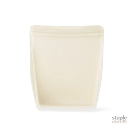 Porter Reusable Silicone Bag Stand Up 1.5l - Cream-2006733458814144512