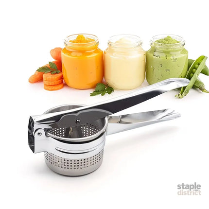 Potato masher lemon juicer potato shredder multi-functional juicer stainless steel potato shredder non-slip handle