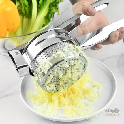 Potato masher lemon juicer potato shredder multi-functional juicer stainless steel potato shredder non-slip handle