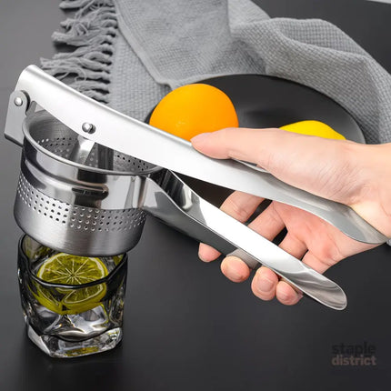 Potato masher lemon juicer potato shredder multi-functional juicer stainless steel potato shredder non-slip handle