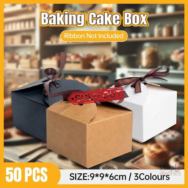 Premium Bakery Boxes: Elegant & Durable Cake Packaging - Multi-Color Options - Kraft - Commercial > Packaging > Postage