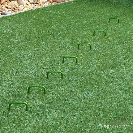 Prime Turf Artificial Grass Synthetic Pins 100pcs Turf Pegs Heavy Duty Weed Mat Stakes Landscape - Home & Garden >