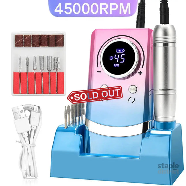 Professional 45000RPM Electric Nail Drill Kit - Tools > Other Tools > Hand Tools