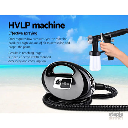 Professional Spray Tan Machine Sunless Tanning Gun Kit HVLP System Black - Health & Beauty > Spray Tan > Spray Tanning