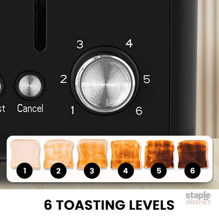 Pronti Breakfast Set with HomeMaid Coffee Machine Silver Noir Toaster & Kettle - Appliances > Kitchen Appliances >