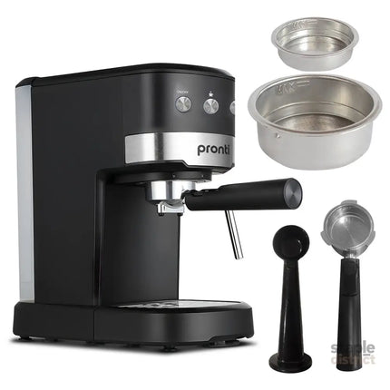 Pronti CM-850D Coffee Machine 20 Bar Espresso Maker with Milk Frother and 1.25L Tank - Appliances > Kitchen Appliances