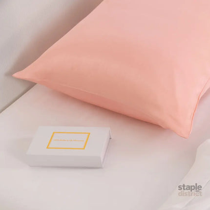 Pure Silk Pillow Case by Royal Comfort-Blush-1951134814153347074