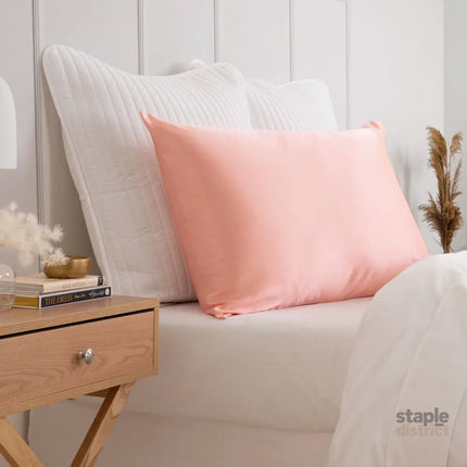 Pure Silk Pillow Case by Royal Comfort-Blush-1951134814153347073