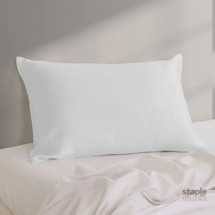 Pure Silk Pillow Case by Royal Comfort-Silver-1951134813960409091