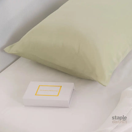 Pure Silk Pillow Case by Royal Comfort (Single Pack) - Sage-1951134816057561090