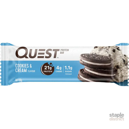 Quest Cookies & Cream Protein Bars 12x60g-2050056873247379457