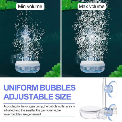 Quiet Bubble Stone Aerator Head Fish Tank Oxygen Pump Nano Air Disc Atomizer - Diameter 60MM - Appliances > Aroma