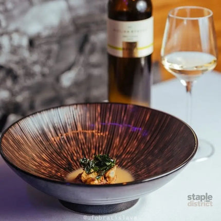Ramen Bowl 24.5cm Bronze Converging Glaze - Appliances > Kitchen Appliances > Dishwashers