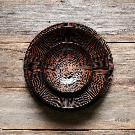 Ramen Bowl 24.5cm Bronze Converging Glaze - Appliances > Kitchen Appliances > Dishwashers