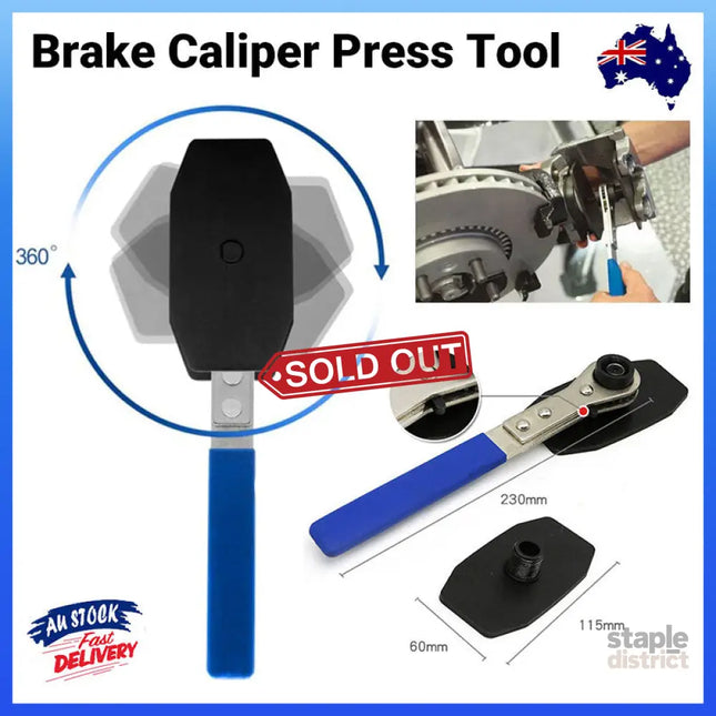 Ratchet Disc Brake Caliper Piston Spreader Separator Pad Press Install Tool - Auto Accessories > Auto Accessories