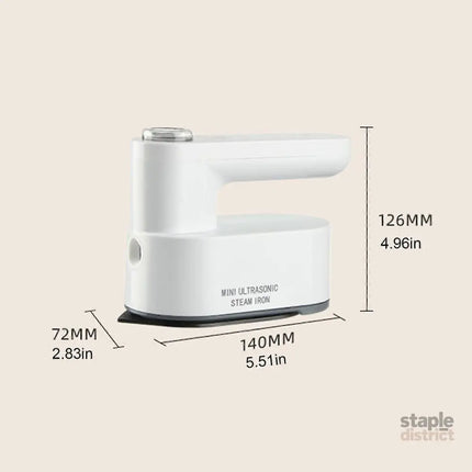 Rechargeable 1200W Handheld Steamer and Iron for Travel & Home Fabric Ironing - Appliances > Washers Dryers & Irons >
