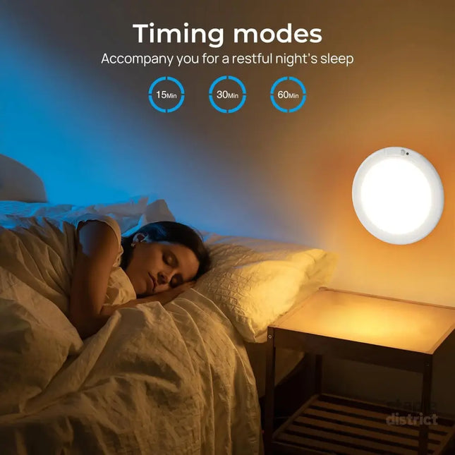Rechargeable Motion Sensor Ceiling Light with Remote Battery Ceiling Light Wireless 3 Colors Dimmable Indoor Overhead