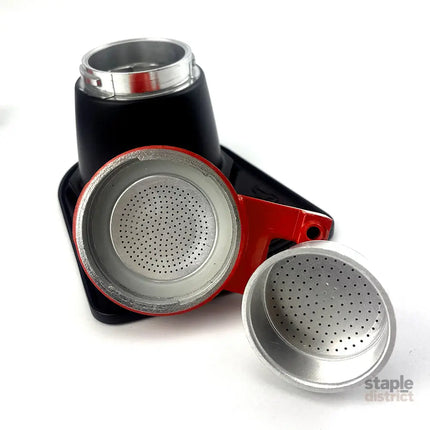 Red Mini Expresso 2Cups Ceramics Coffee Maker Moka Coffee Maker Italian Classic - Appliances > Kitchen Appliances >