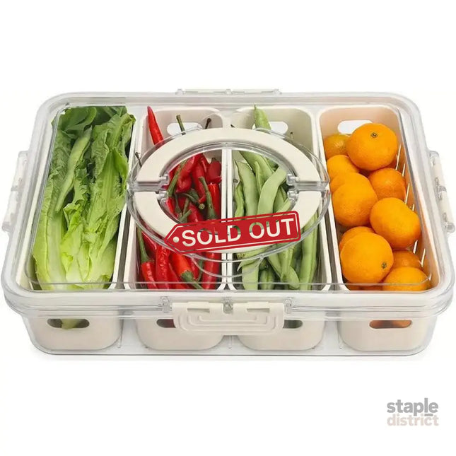Refrigerator Crisper Storage Box Food Organizer Container for Kitchen Fridge - Home & Garden > Kitchenware > Food