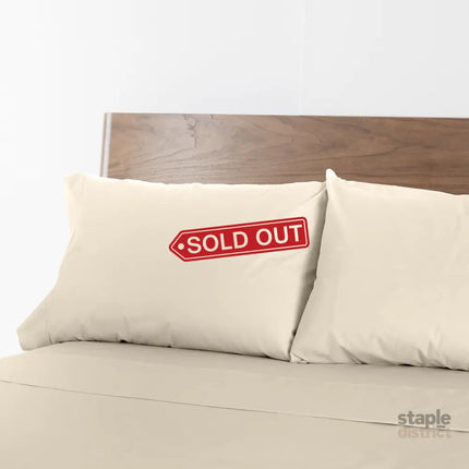 Renee Taylor 1500 Thread count Cotton Blend Sheet sets King Ivory-1951134873129455618