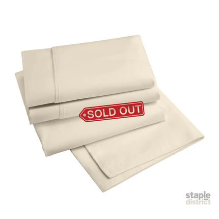 Renee Taylor 1500 Thread count Cotton Blend Sheet sets King Ivory-1951134873129455620