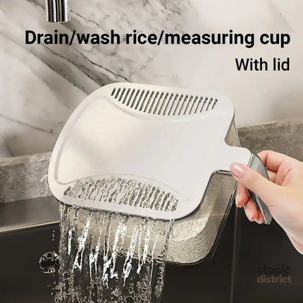 Rice Cereal Dispenser 10KG Grain Container Auto Food Storage Box Measuring Cup - Commercial > Packaging > Postage