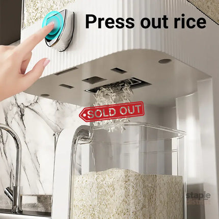 Rice Cereal Dispenser 10KG Grain Container Auto Food Storage Box Measuring Cup - Commercial > Packaging > Postage