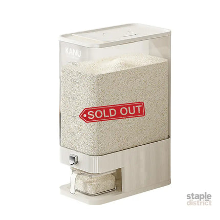 Rice Cereal Dispenser 10KG Grain Container Auto Food Storage Box Measuring Cup - Commercial > Packaging > Postage