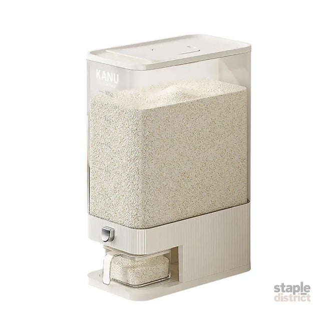 Rice Cereal Dispenser 10KG Grain Container Auto Food Storage Box Measuring Cup - Commercial > Packaging > Postage