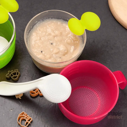 Richell Porridge Maker E, For Use with Rice Cookers Green-2006733335728099334